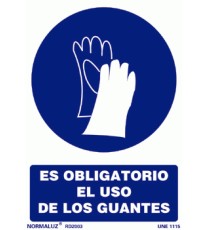 Imagen Obligatorio el uso de guantes