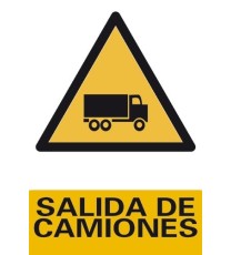 Imagen Señal Salida de Camiones