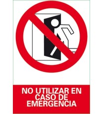 Imagen Señal No Utilizar en caso de Emergencia
