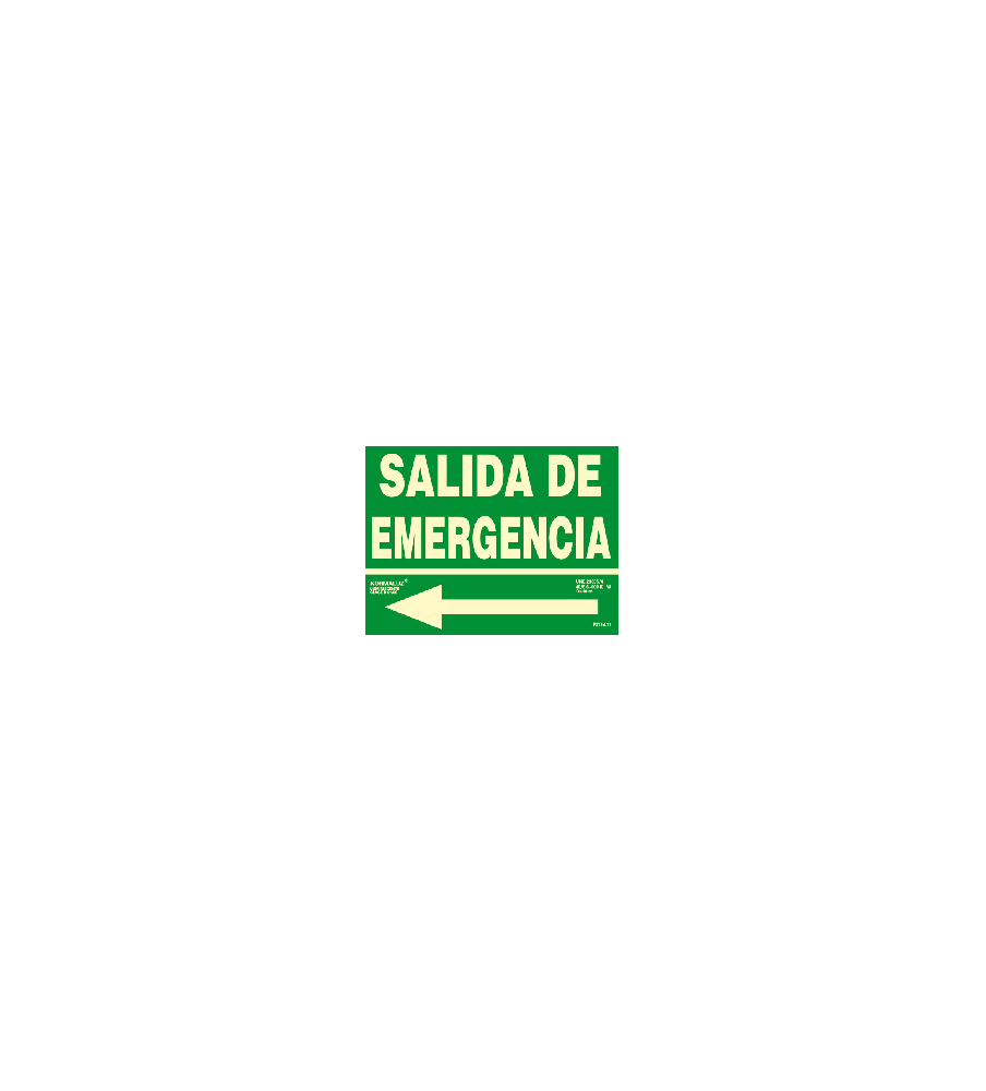 Imágenes Señal Salida de emergencia flecha izquierda