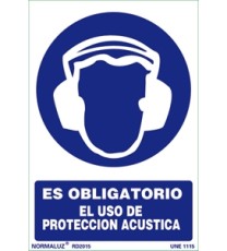 Imagen Señal es obligatorio el uso de proteccion acustica