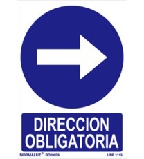 Imagen Señal dirección obligatoria