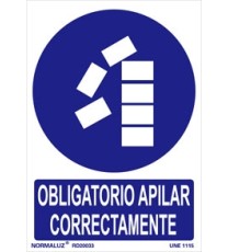 Imagen Señal obligatorio apilar correctamente