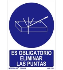 Imagen Señal es obligatorio eliminar las puntas