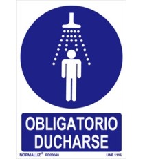 Imagen Señal obligatorio ducharse