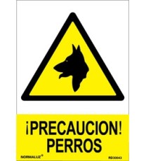 Imagen Señal precaucion perros