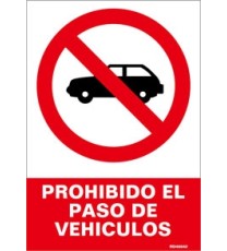 Imagen Prohibido el paso de vehiculos