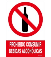 Imagen Señal prohibido consumir bebidas alcoholicas