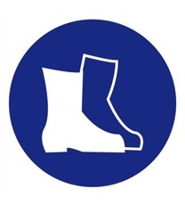 Imagen Señal adhesiva uso obligatorio de calzado seguridad