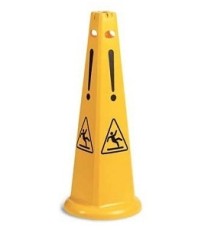Imagen Panel piramidal precaución suelo húmedo