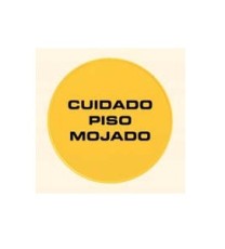 Imagen Señal para panel piramidal. Cuidado piso mojado