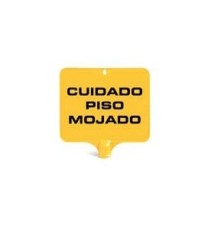 Imagen Señal para panel piramidal.Cuidado piso mojado