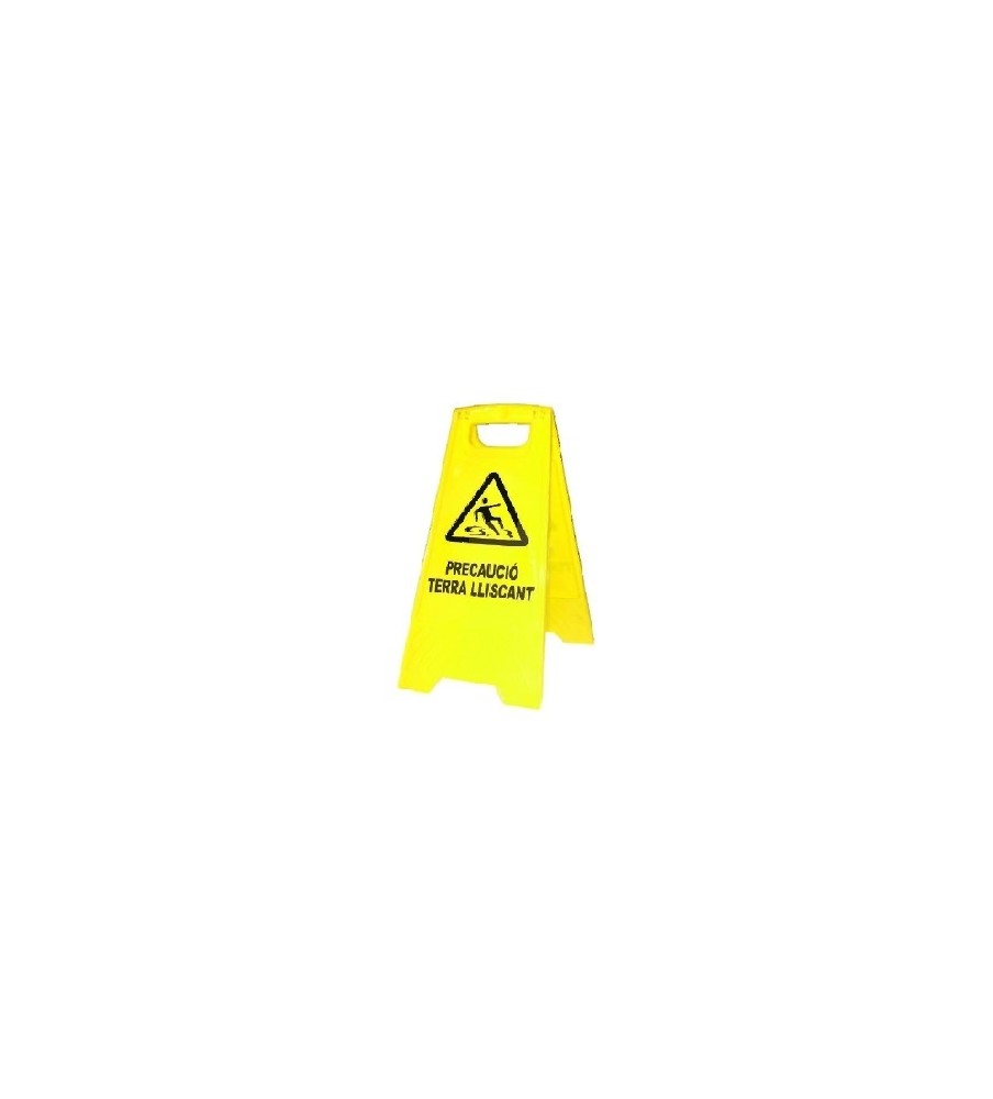 Imágenes Panel pvc precaución suelo  mojado texto catalán