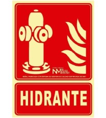 Producto Señal Hidrante Fotoluminiscente