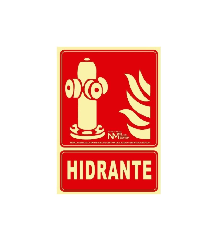 Imágenes Señal Hidrante Fotoluminiscente
