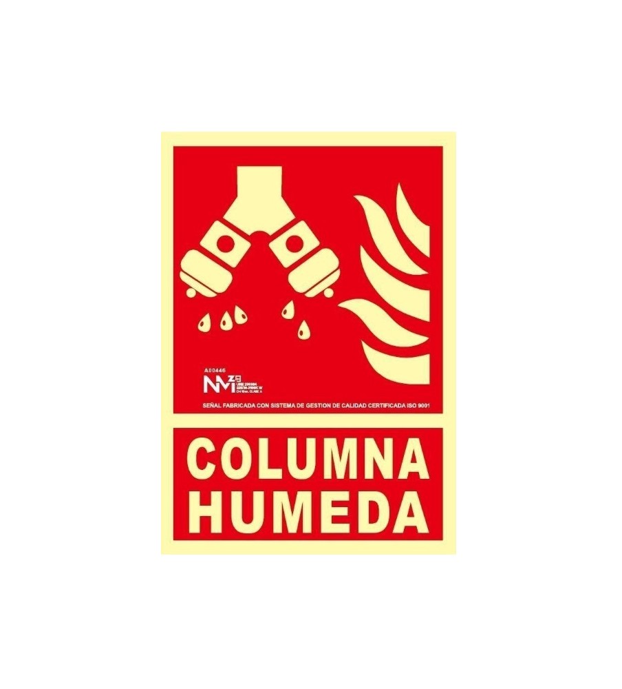 Imágenes Señal Columna Húmeda Fotoluminiscente