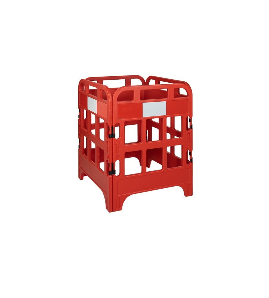 Foto Valla de plástico modular, especial protección trabajos en arquetas / alcantarillas