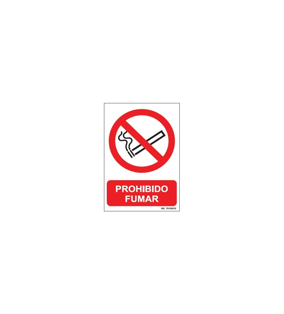 Foto Señal Prohibido Fumar