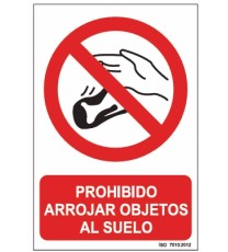 Producto Señal Prohibido arrojar...