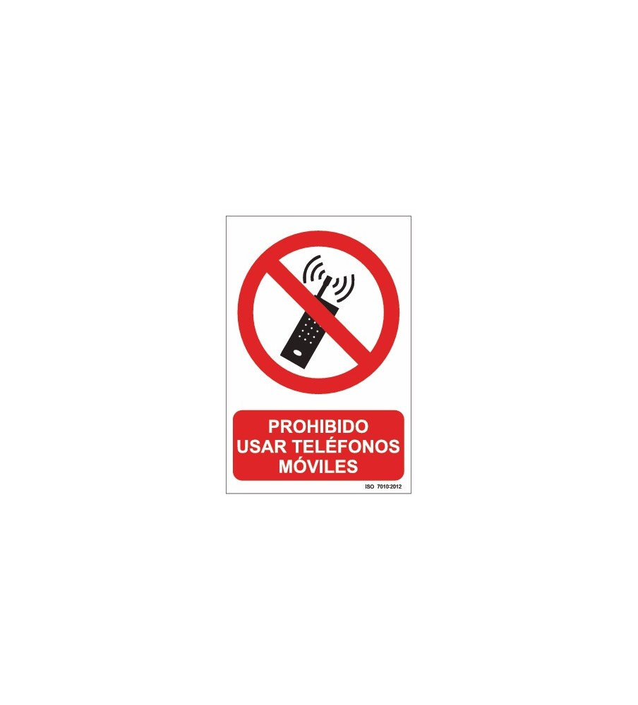 Imágenes señal prohibido usar teléfonos móviles