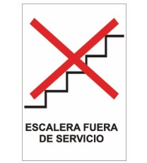 Producto Señal Escalera fuera de...