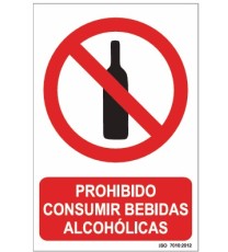 Producto Señal Prohibido consumir...