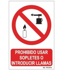 Producto Señal Prohibido usar...
