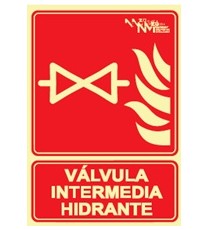 Producto Señal Válvula intermedia hidrante Fotoluminiscente