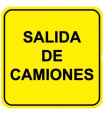 Producto señal obras SALIDA DE CAMIONES