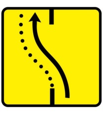 Producto Señal Desvío de un carril...