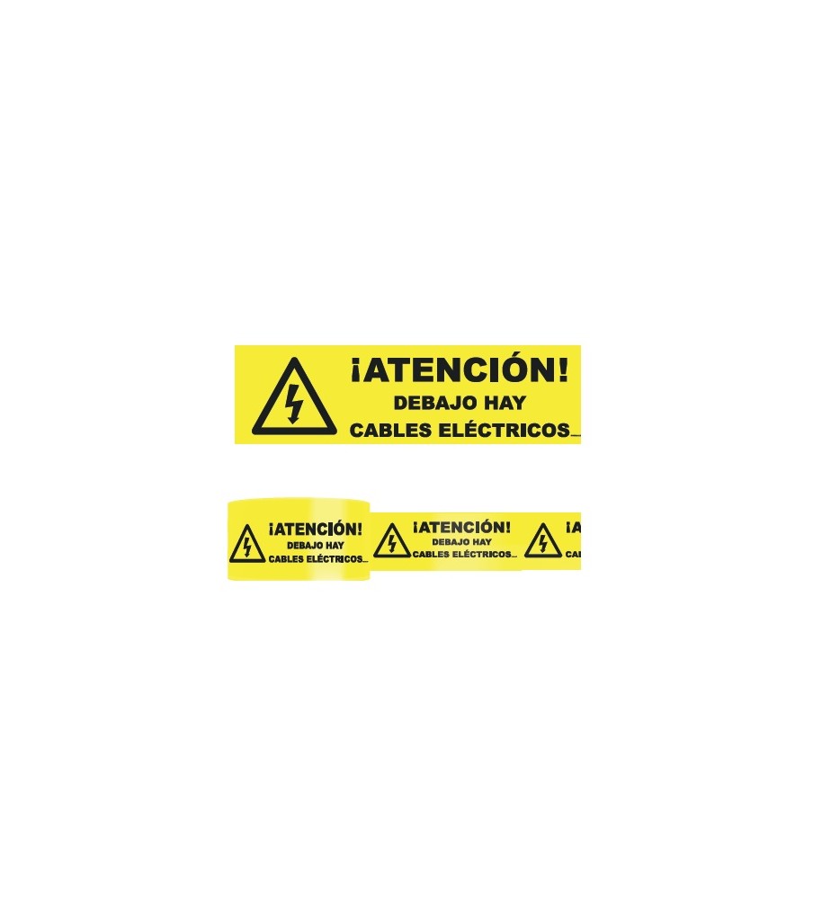 Foto Cinta de soterrar Atención! debajo hay cables eléctricos