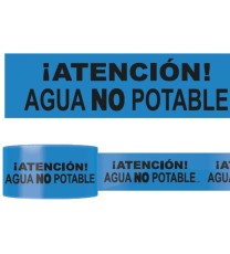 Producto cinta de señalización para tuberías de agua no potable bajo tierra
