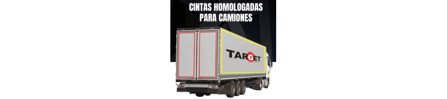 Cinta adhesiva Reflectante homologada camiones y remolques Norma ECE 104